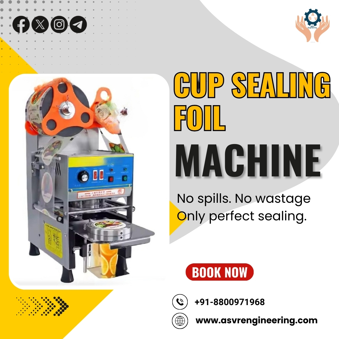  Cup Sealing Foil Machine